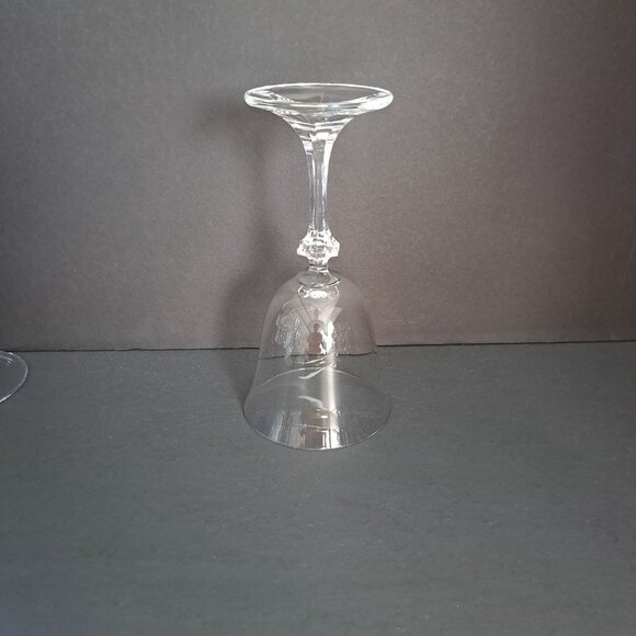 Royal Bavarian Crystal Wine Water Glass 6.5" Faceted Stemware Goblet Germany - Picture 13 of 14
